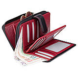 Гаманець жіночий Visconti CD22 Ruby (Black Red), фото 5
