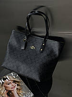 Сумка Coach Big size шопер чорний Є