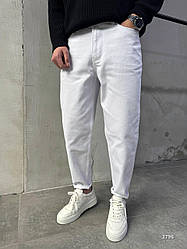 Джинси білі чоловічі 100% бавовна