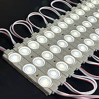 Світлодіодний модуль 3 Led 12V SMD2835 0,72W 6500K кратно 10шт
