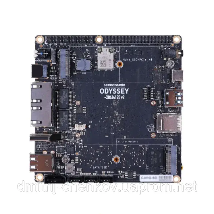Одіссея – X86J4125864 v2 – Intel Celeron J4125 + RP2040 8 ГБ ОЗП 64 ГБ eMMC WiFi + Bluetooth – Seeedstudio 102110763