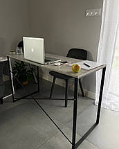 Стіл письмовий Line Ascet 120*50 см Ательє світлий ТМ ARTinHEAD, фото 3