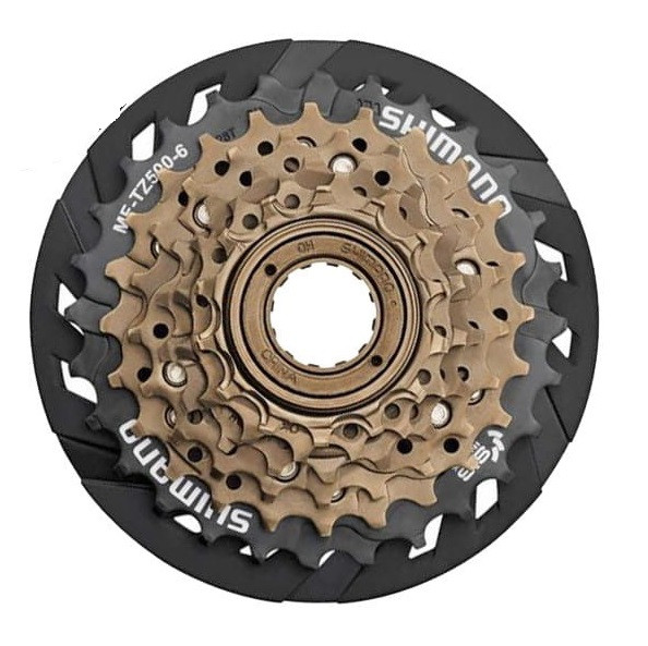 Трещітка Shimano Tourney MF-TZ500 14-28Т 6швид з захистом Art MF-TZ500-6
