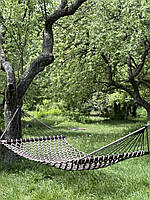 Гамак плетений сітка садовий підвісний зручний