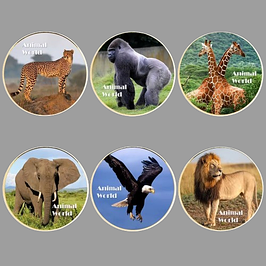 Монети з тваринами, птахами