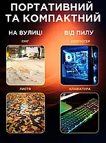 Повітродувка 2 в 1 бездротова електрична для листя, пилозбірник BLOWER LY-4, фото 4