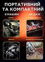 Повітродувка 2 в 1 бездротова електрична для листя, пилозбірник BLOWER LY-4, фото 5