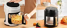 Аерофритюрниця безоливна сенсорна на 6 л Gold Diamond TK9905 3200 Вт