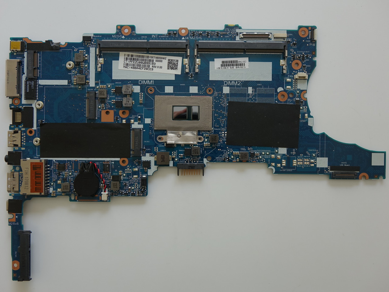 Материнська плата HP EliteBook 840 G3 850 G3, 6050A2892401-MB-A01, 918313-601, i5-6300U, Intel HD520, 2xDDR4