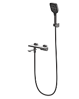 Змішувач для ванни в комплекті FADO Tokio графіт