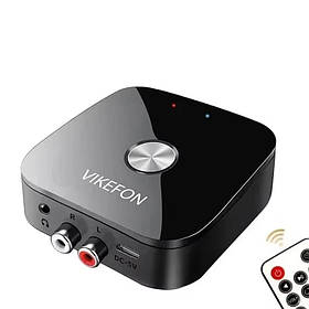 Bluetooth-ресивер Vikefon T68 з пультом керування. Bluetooth 5.4