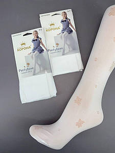 Капронові дитячі колготи з малюнком 3-5років (98-110см) 1шт/уп