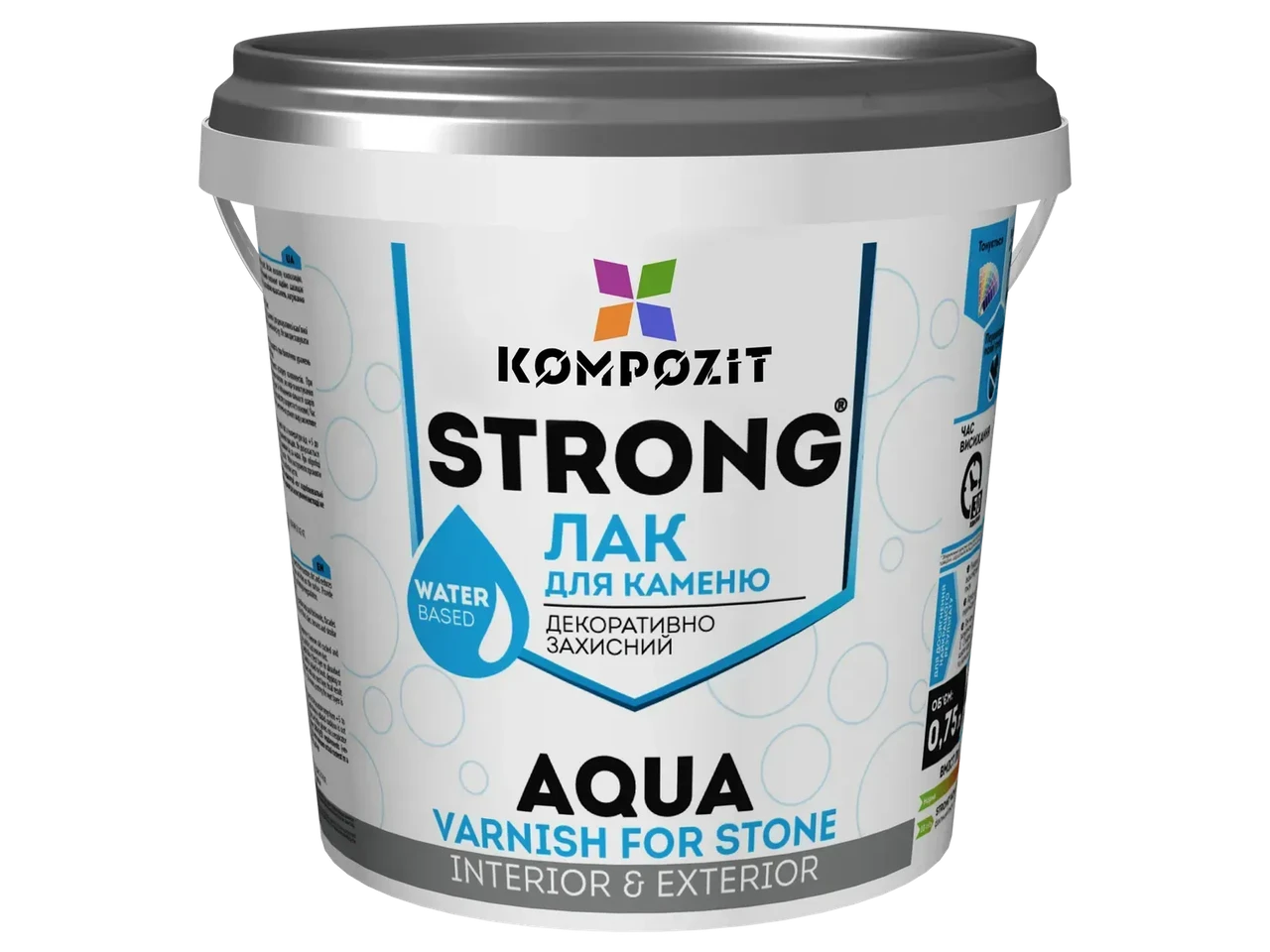 Глубокопроникаюча ґрунтівка STRONG Kompozit, 10л.