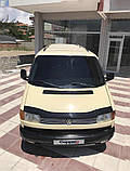 Дефлектор капоту (прямі фари) (EuroCap V1) для Volkswagen T4 Caravelle/Multivan, фото 7