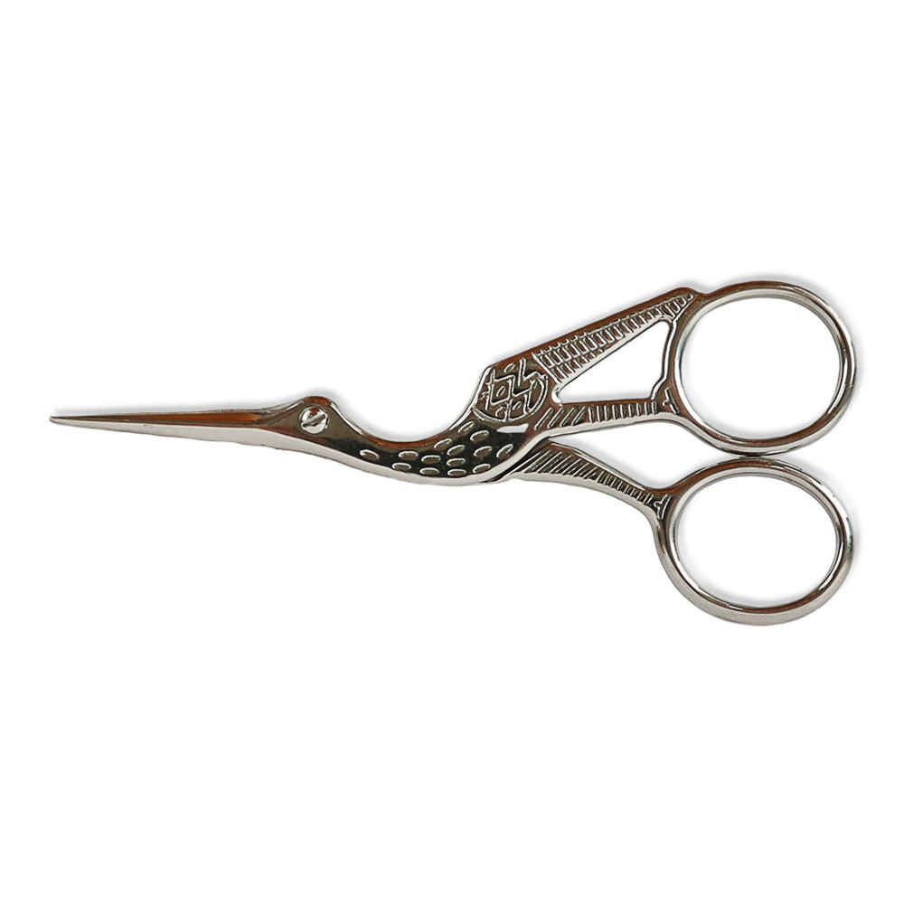 Ножиці Аист неіржавка сталь, 11,5 см, срібло, фото 1