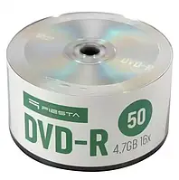 DVD-R Fiesta 4,7 GB 16x, Shrink/50 шт уп