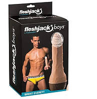 Фалоімітатор реалістичний зліпок Fleshjack Boys Brent Everett Dildo 21см