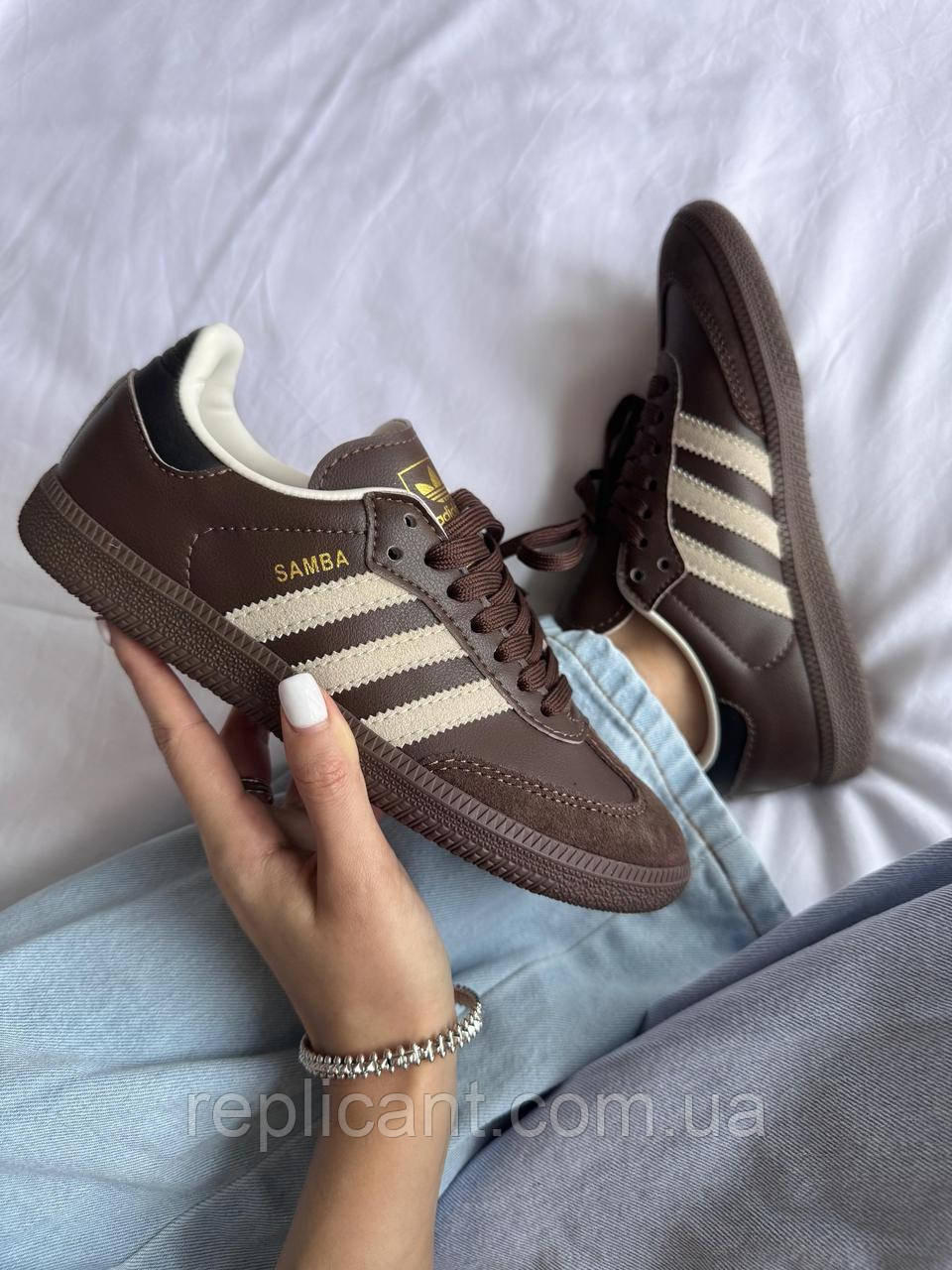 Кросівки жіночі Adidas ADIDAS SAMBA | "BROWN LEATHER" premium В'єтнам код 150162