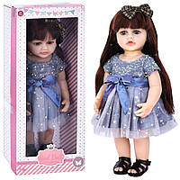 Велика лялька для дівчинки 52 см, довге волосся