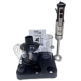 Багатофункціональний заглибний блендер 6 в 1 Zepline ZP-117 подрібнювач для будинку побутовий, фото 4