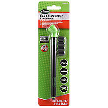 Манометр для шин вимірювач тиску в шинах велосипеда автомобіля Slime 10-120 psi  0.5-8 bar