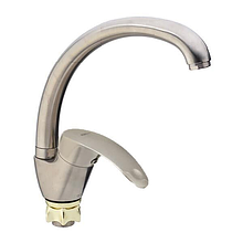 Змішувач для кухні ZERIX YUB-135 сатин (ZX0414) картридж/гайка