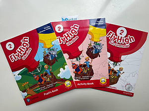 Комплект Fly High 2 Pupil's Book + WorkBook + Grammar (оригінал)