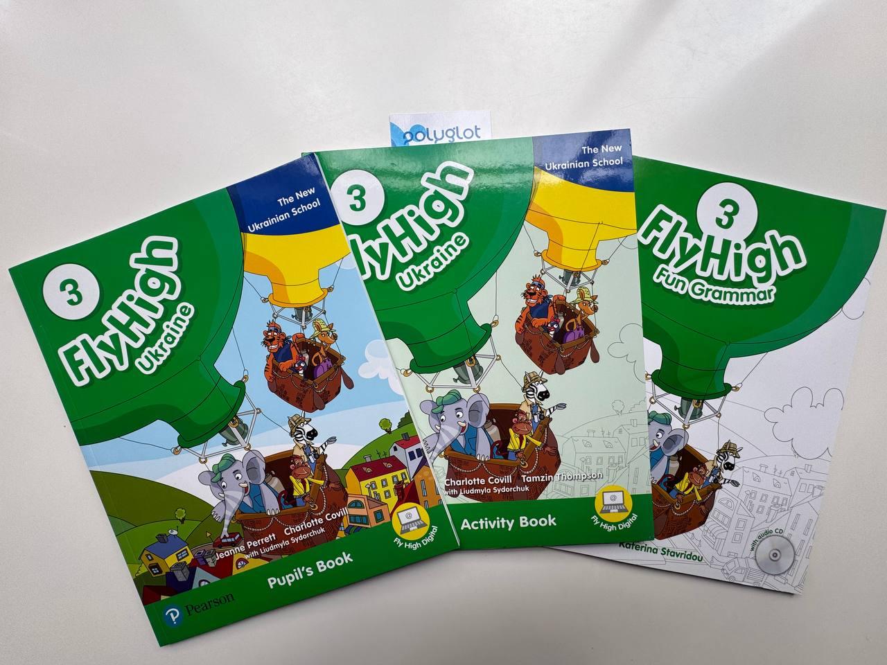 Комплект Fly High 3 Pupil's Book + WorkBook + Grammar (оригінал)