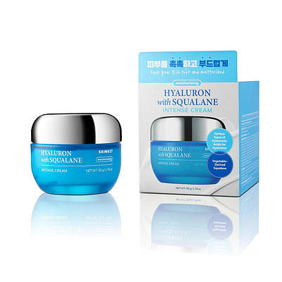 Зволожуючий крем зі скваланом та гуалурон. кислотою Skin627 Hyaluron with Squalane Intense Cream 50 г