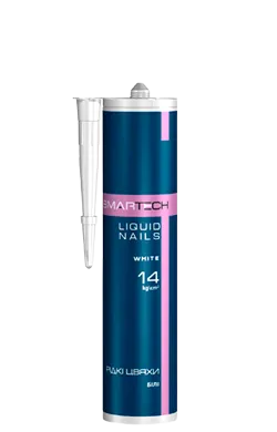 Клей монтажний, білий, рідкі цвяхи, 280 мл, SMARTECH, фото 1