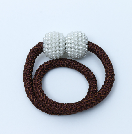 Затискач для штор на магнітах Коричневий 1 шт., фото 1