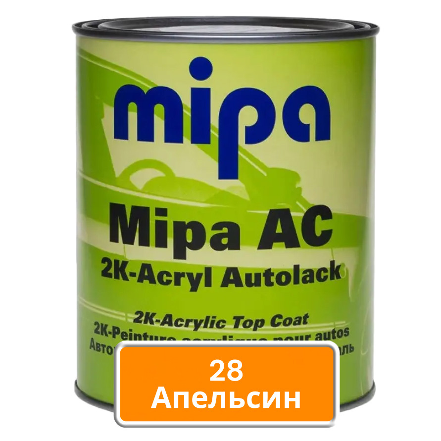 Акрилова фарба для авто MIPA 28 Апельсин 1 л (без затвердника), фото 1
