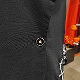 Чорний жіночий кардиган клітинка кишені, фото 9