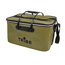 Сумка для риби Tribe EVA L 55х30х30 см, герметична водонепроникна сумка-термос хакі
