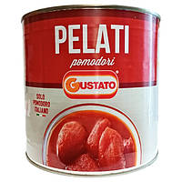 Цілі очищені томати Gustato Pelati в томатному соку 2550г