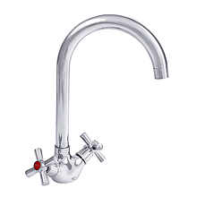 Змішувач для кухні ZERIX TLA-722 хром (ZX0166) / TLA-827 хром (ZX0075) букса/гайка