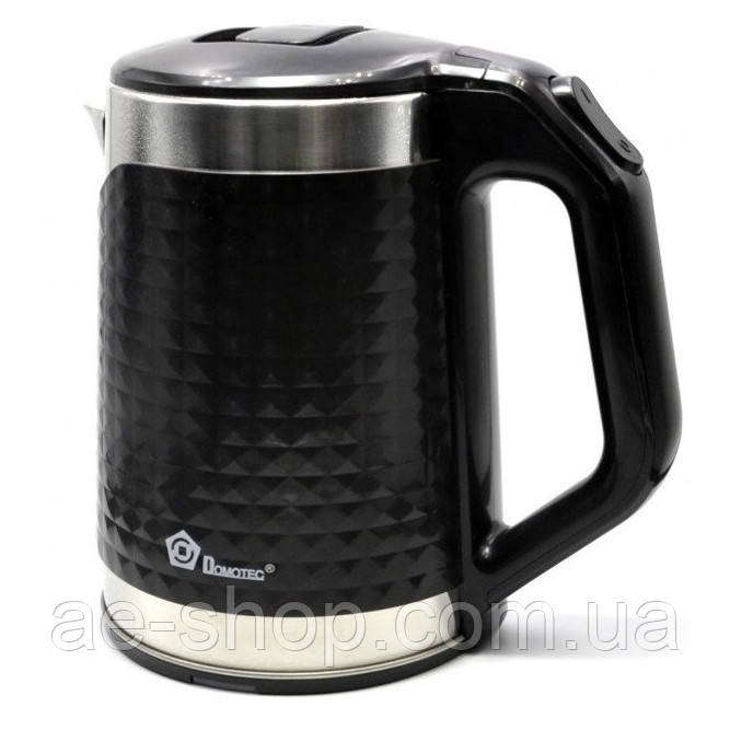 Електрочайник Domotec MS-5027 2000 Вт. Колір: чорний
