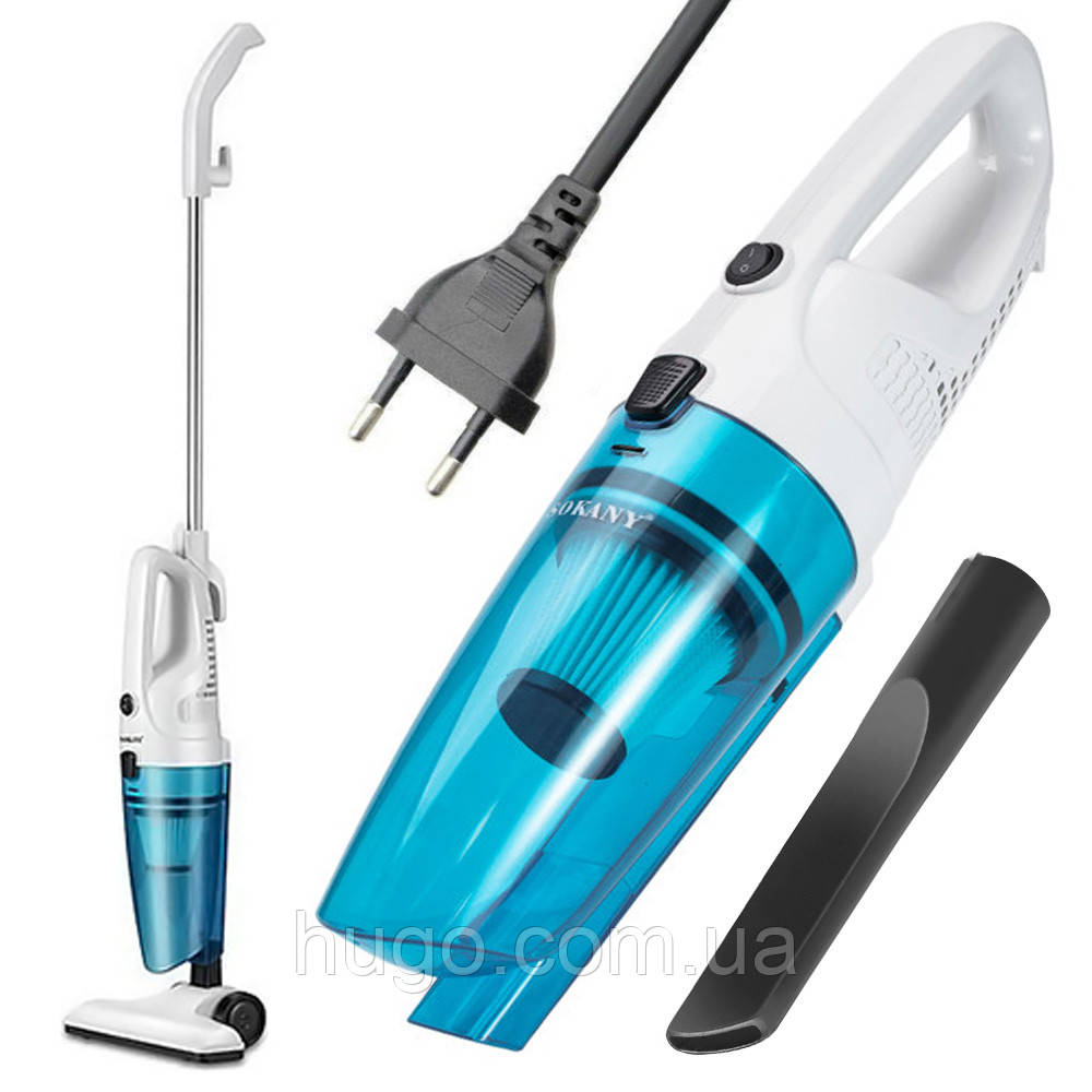 Вертикальний пилосос ручний 2в1, 900Вт, SK-13013 / Побутовий пилосос без мішка / Пилосос для дому, фото 1