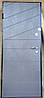 Вхідні двері для вулиці "Портала" (Комфорт RAL) ― модель Діагональ 2, фото 3