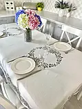 Скатертина жакардова Limaso  120х160 см., фото 4