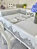 Скатертина жакардова Limaso  120х160 см., фото 6