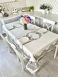 Скатертина жакардова Limaso  120х160 см., фото 8