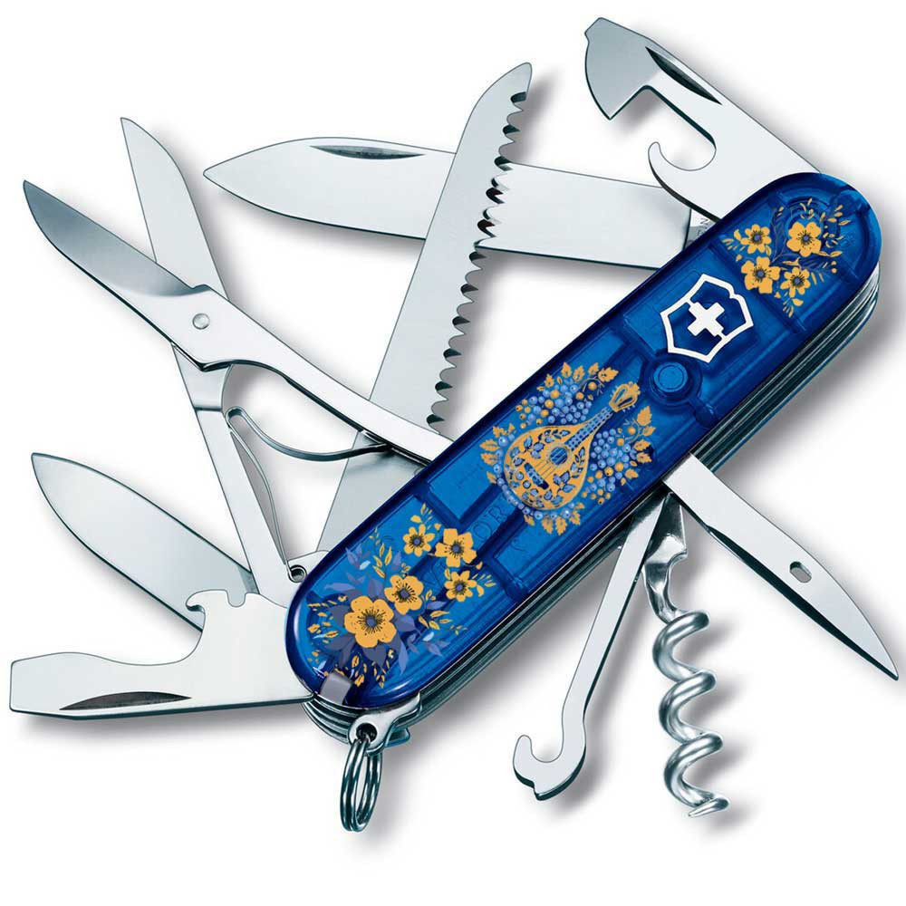 Швейцарський складаний ніж Victorinox HUNTSMAN UKRAINE Українські мотиви 1.3713.T2.T1370u