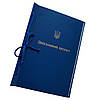 Обкладинка А4+ книжок. формат “Дипломний проект” фактура шкіри для твер. палітурки 215×305 мм синя (20мм) (1 шт), фото 3