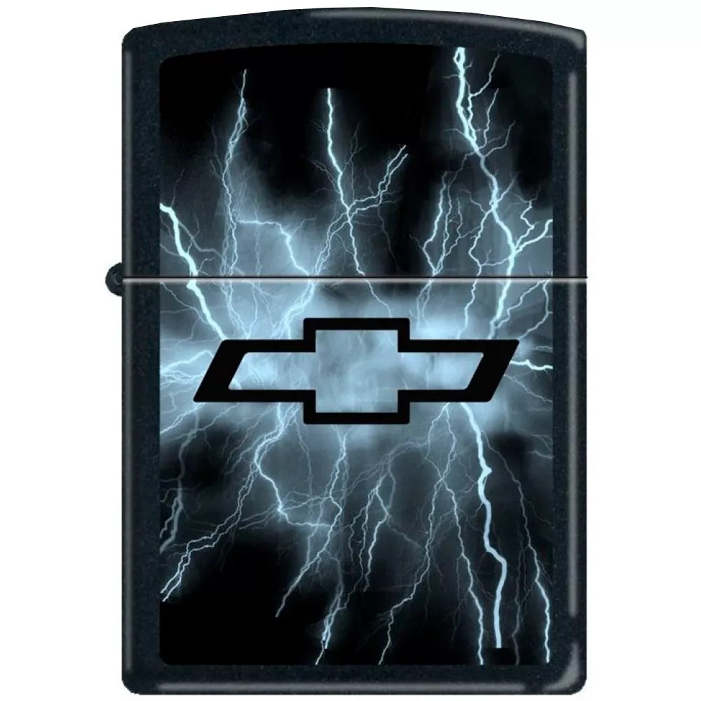 Запальничка бензинова ZIPPO CHEVROLET Black Matte чорна (218.577)