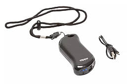 Грілка для рук USB до 9 годин+ Power Bank 5200 mAh ZIPPO Heatbank, індикатор заряду та нагріву,  чорна, картонна упаковка