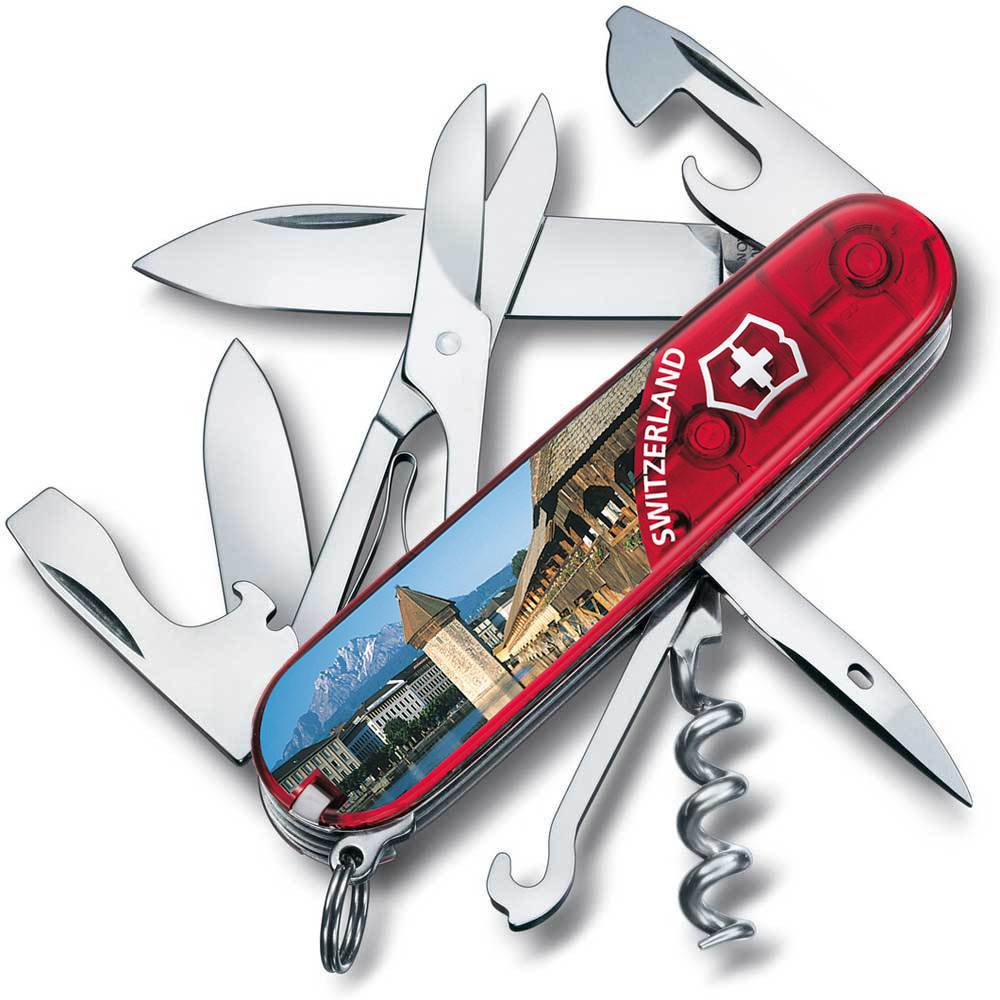 Швейцарський складаний ніж Victorinox CLIMBER Lucerne 1.3703.TE1