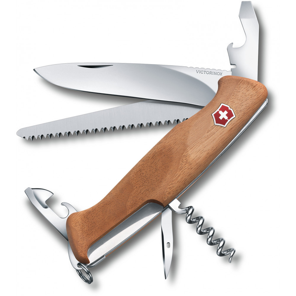 Швейцарський складаний ніж Victorinox RANGER 55 WOOD 0.9561.63B1