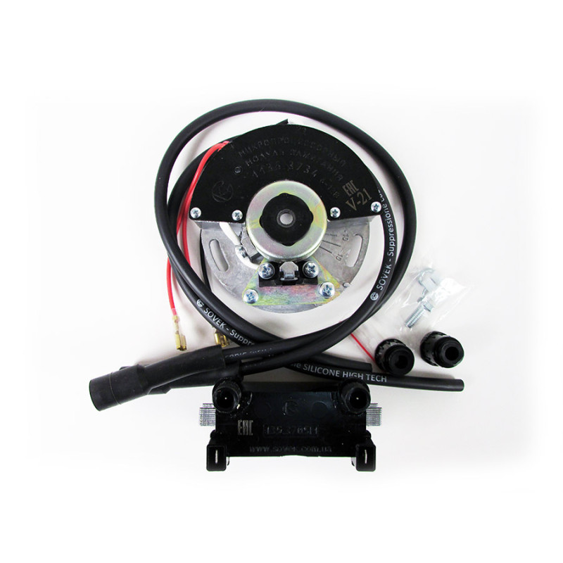 МСЗ МТ, УРАЛ із котушкою, силіконовими бронепроводами та надсвічникоми "СОВЕК" 1135.3734