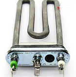 Тен для Indesit Ariston 1700 W 17см для пральної машини. Тен Thermowatt 1700 W під датчик з отвором, фото 3